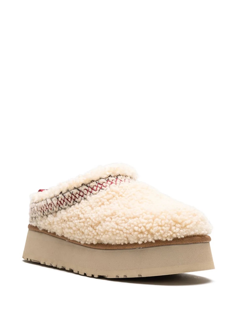BRAND NEW UGG Tazz Braid Platform Slides in Heritage Natural Sz 8